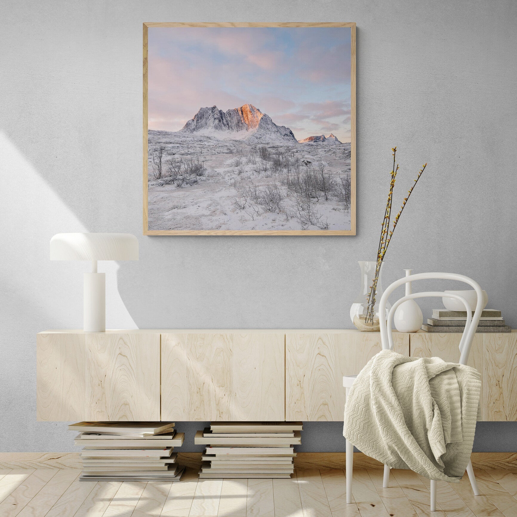 Illuminated Peaks of Barden, Senja, Norway Photo Artworks