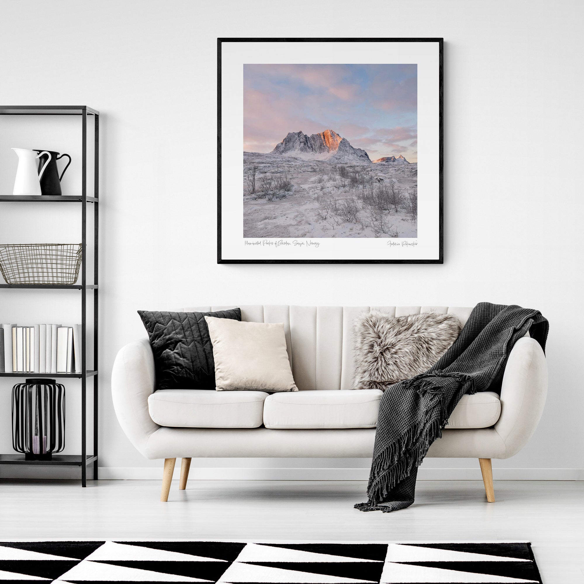 Illuminated Peaks of Barden, Senja, Norway Photo Artworks