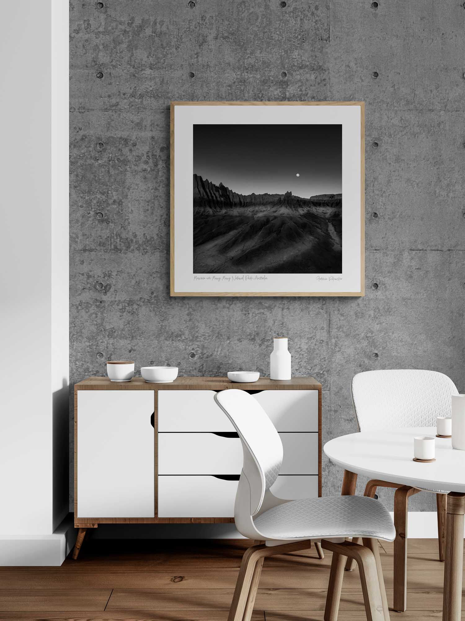 Moonrise Over Mungo, Mungo National Park, Australia Photo Artworks