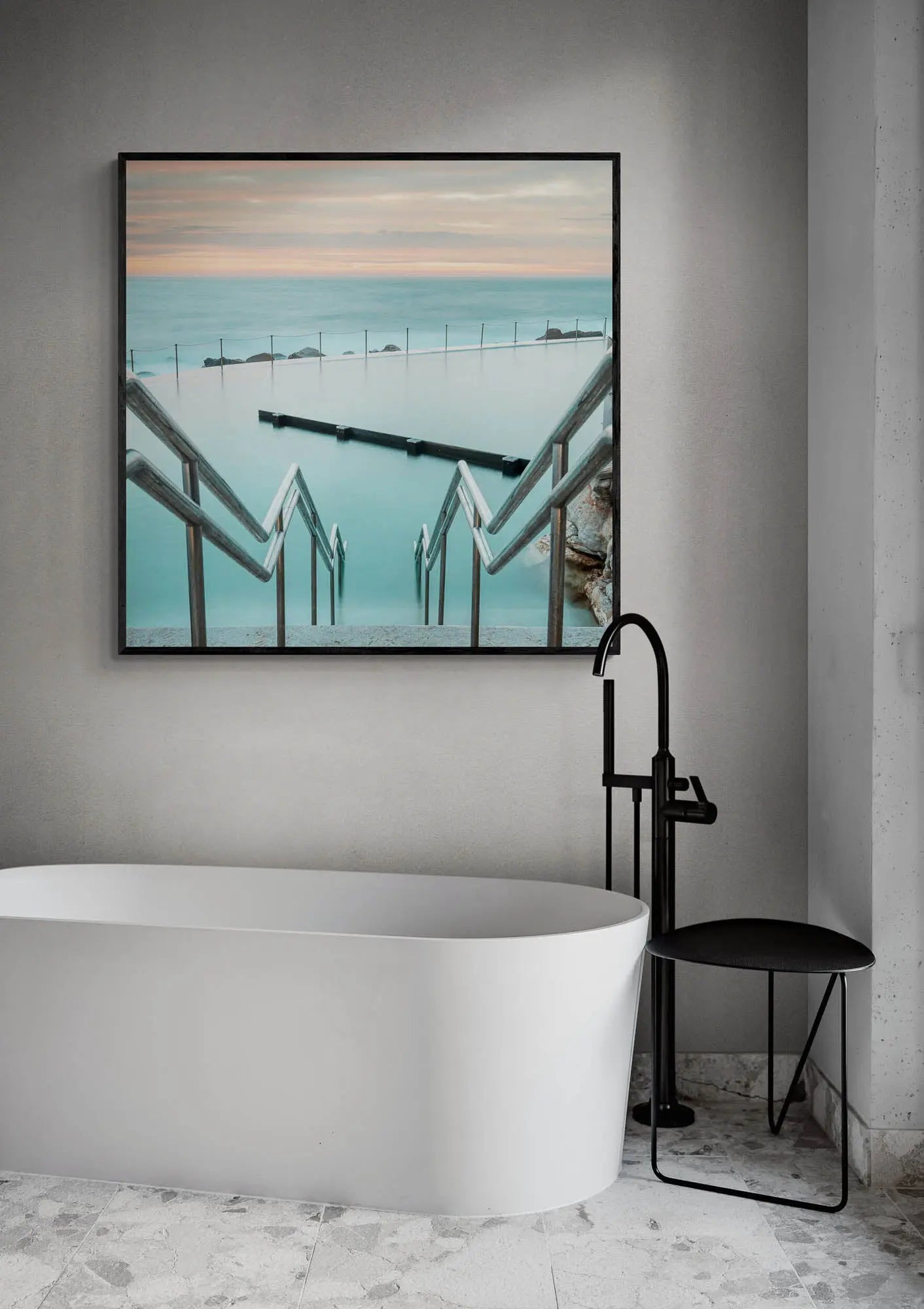 Sunrise at The Bronte Rock Pool, Sydney, Australia