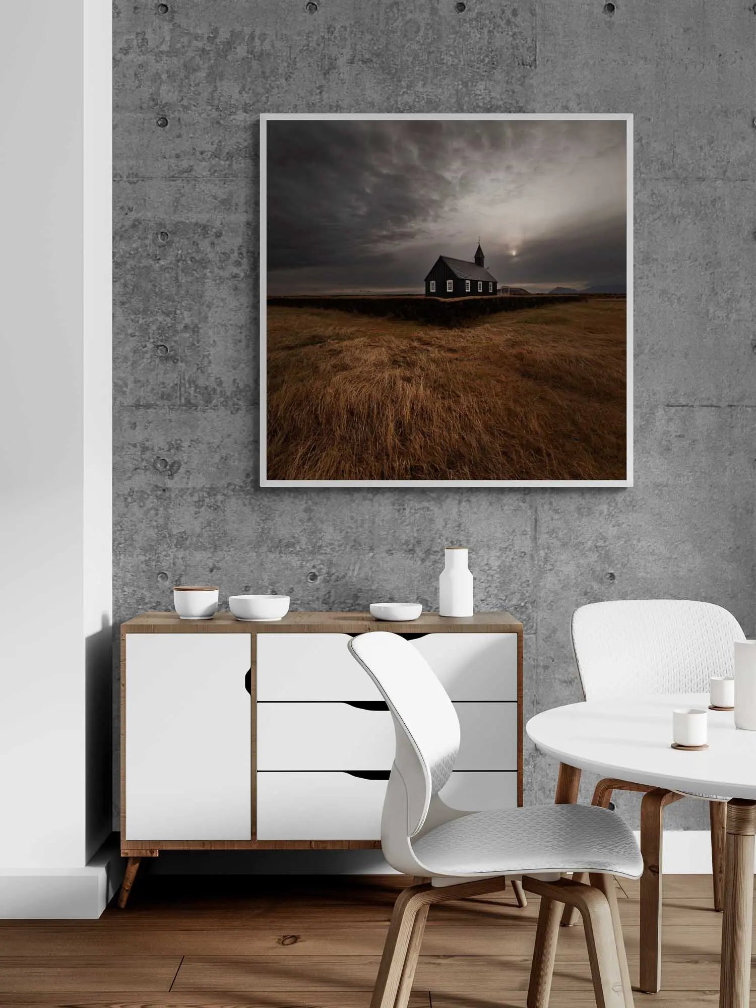 The Black Búðir Church,Snæfellsnes Peninsula, Iceland Photo Artworks