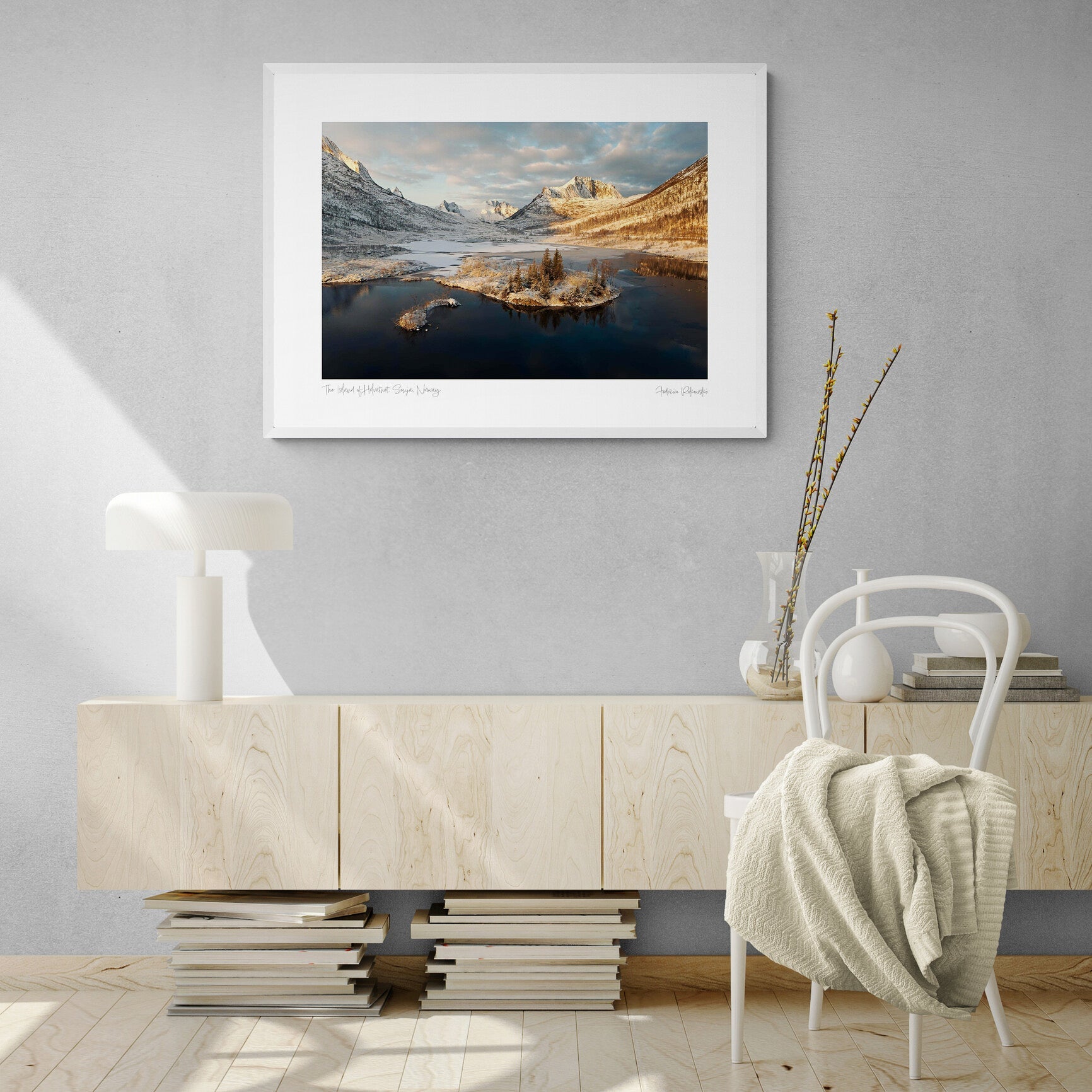 The Island of Holvatnet, Senja, Norway Photo Artworks