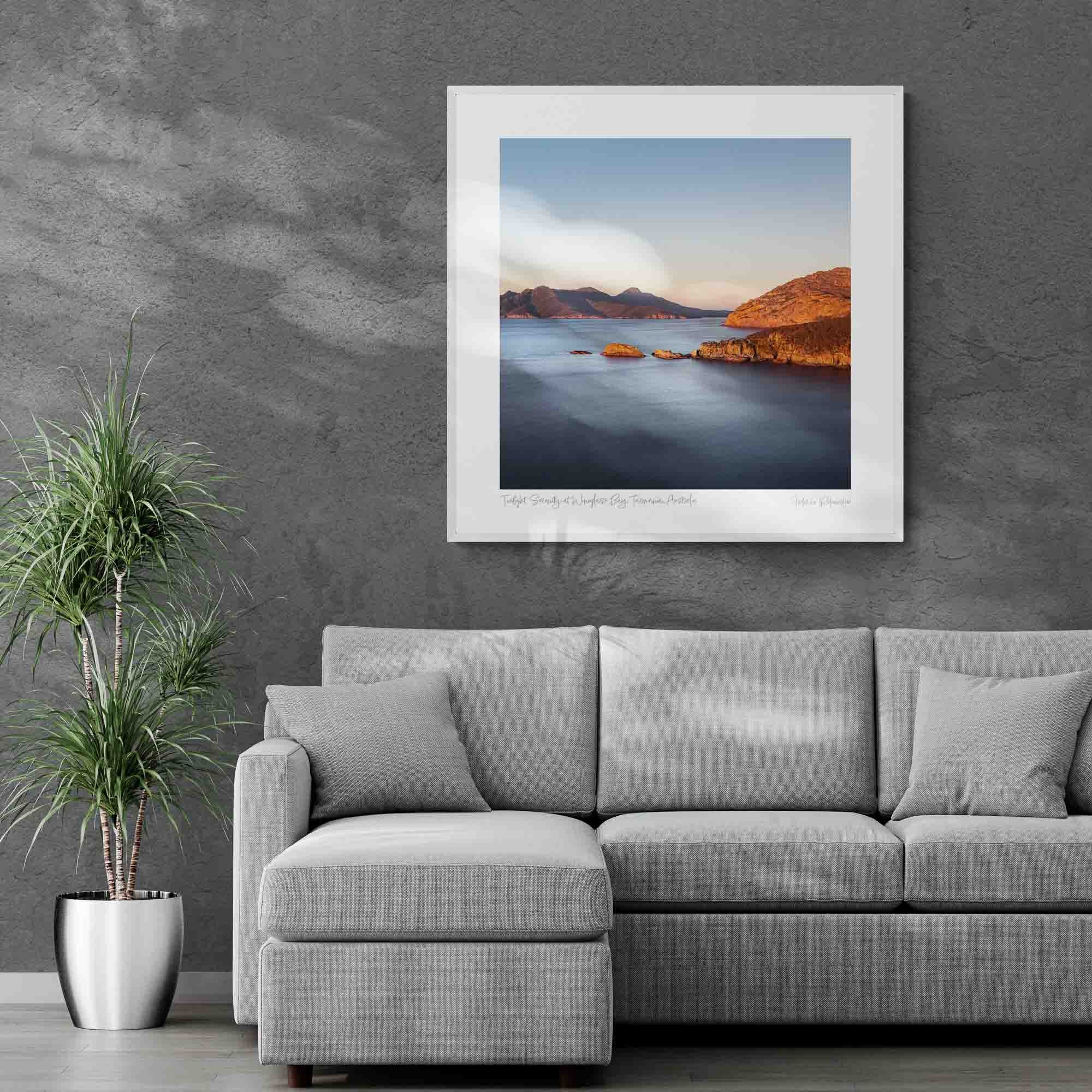 Twilight Serenity at Wineglass Bay, Tasmania, Australia Photo Artworks