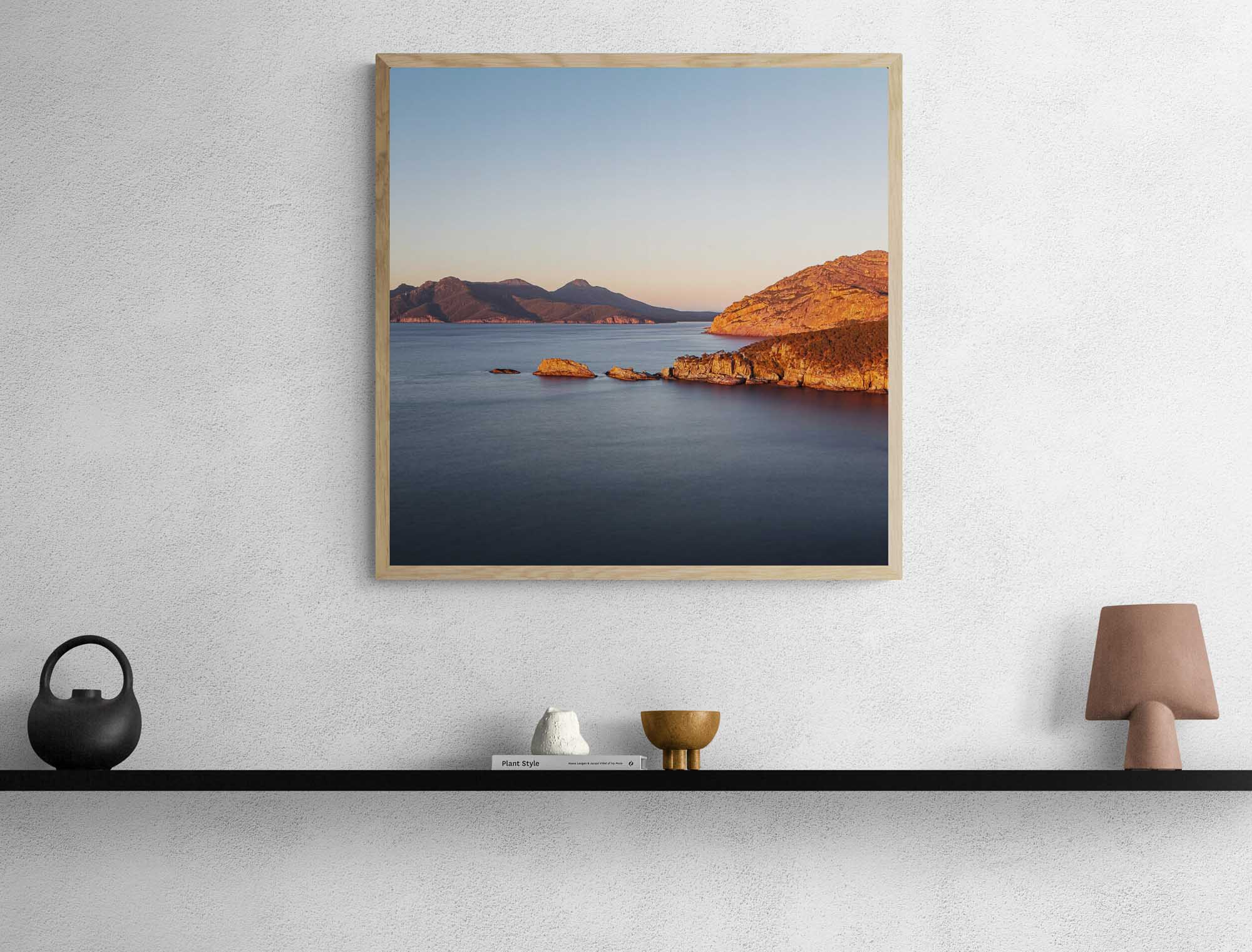 Twilight Serenity at Wineglass Bay, Tasmania, Australia Photo Artworks