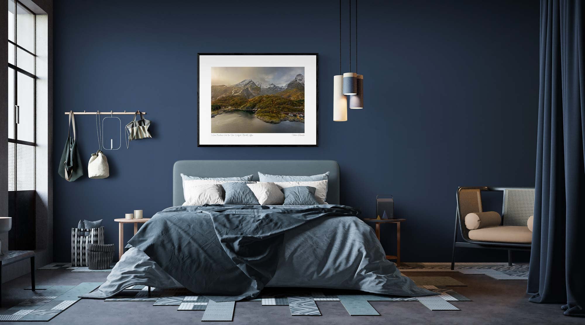 Where the Mountains Kiss the Sea, Nusfjord, Flakstal, Lofoten Photo Artworks