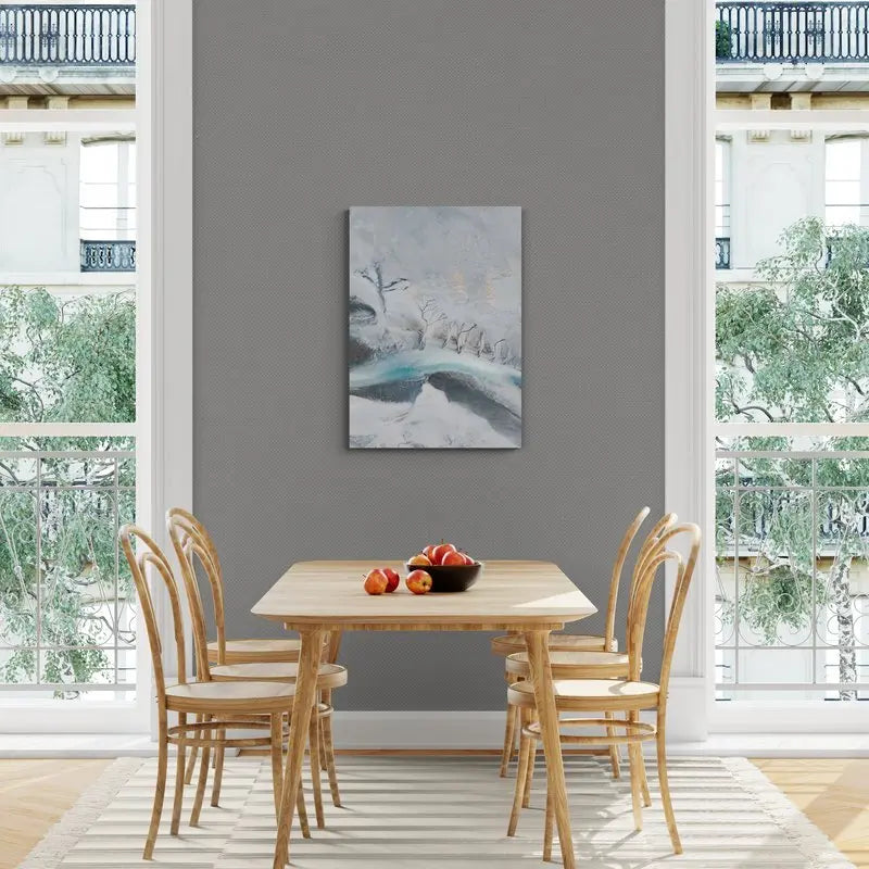 Winter's Embrace at Fjord di Papos, Iceland