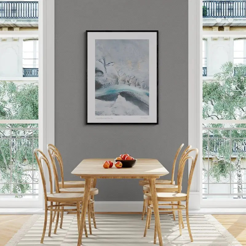 Winter's Embrace at Fjord di Papos, Iceland