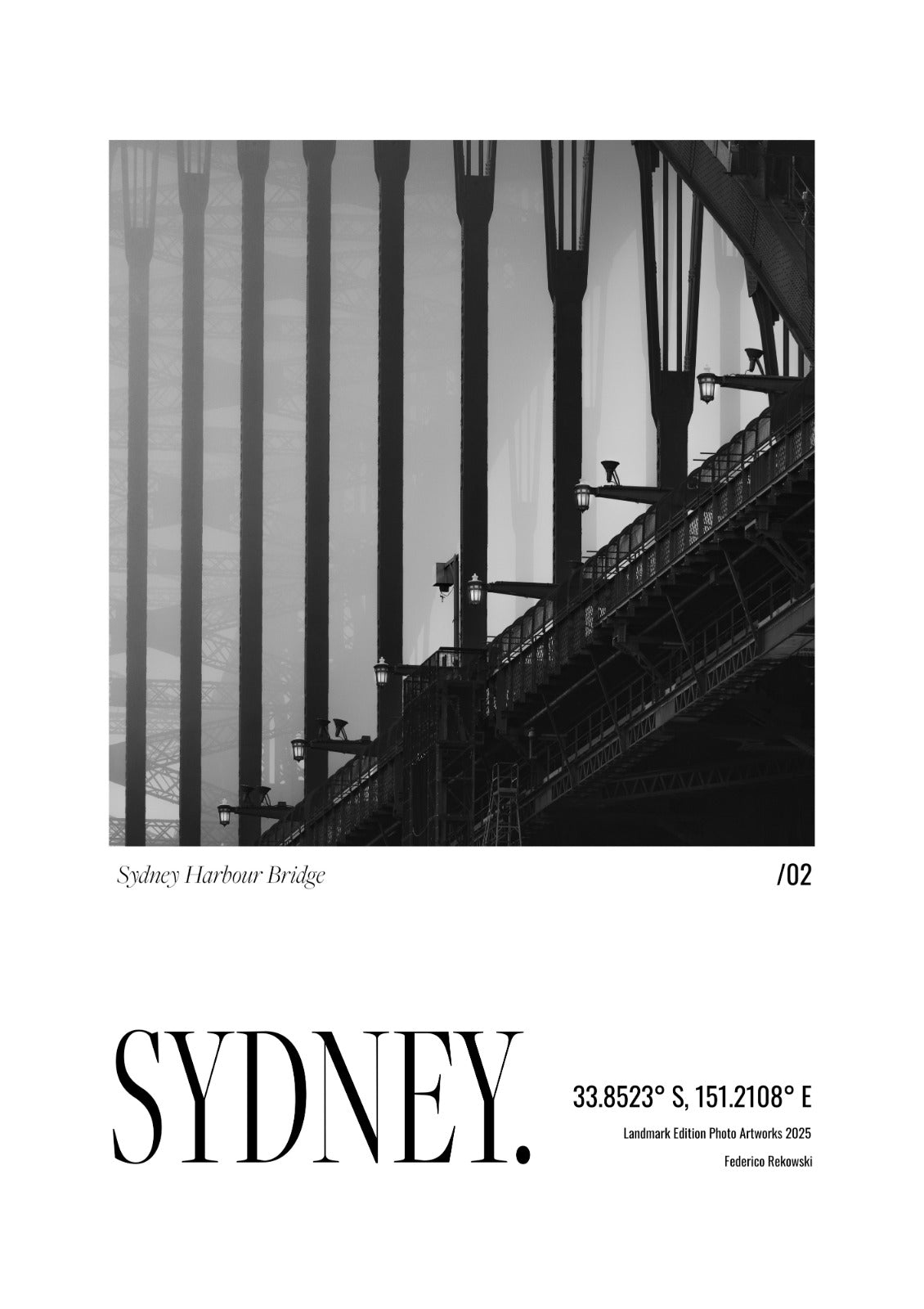 Sydney /02 — Landmark Edition Poster Photo Artworks
