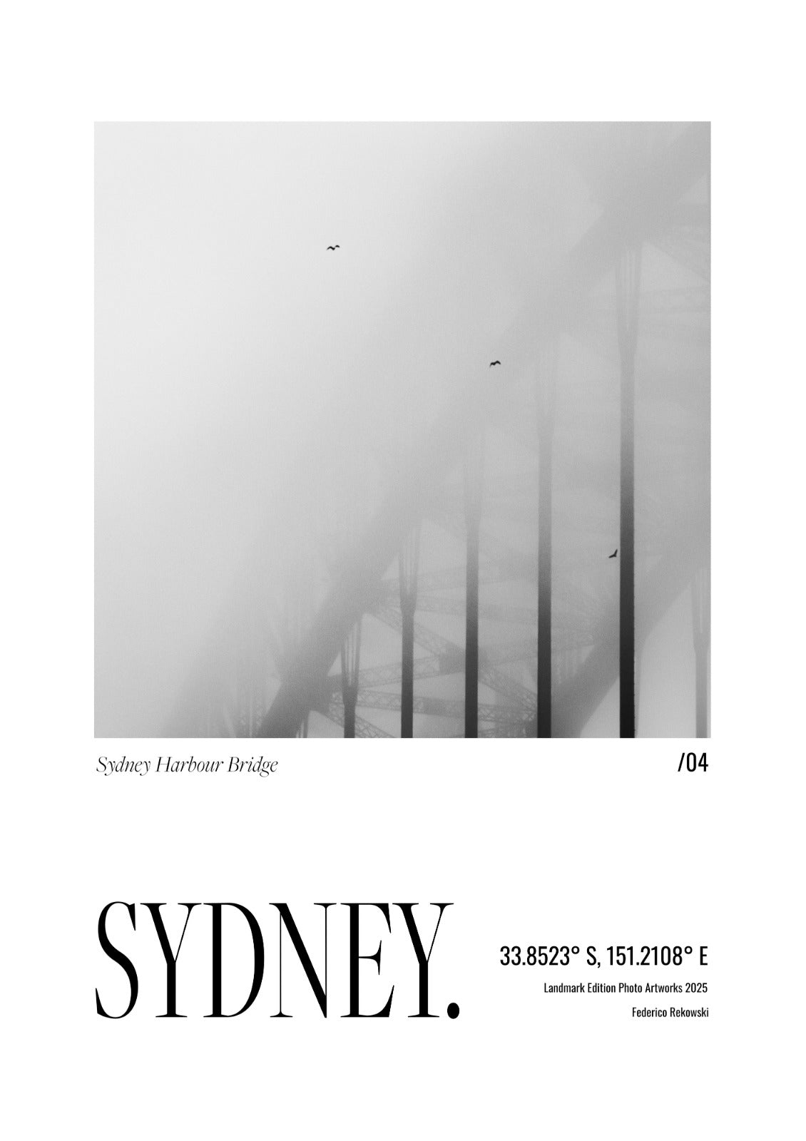 Sydney /04 — Landmark Edition Poster Photo Artworks