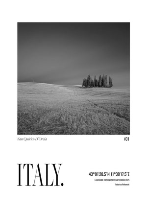 Italy /01 — Landmark Edition Poster Photo Artworks