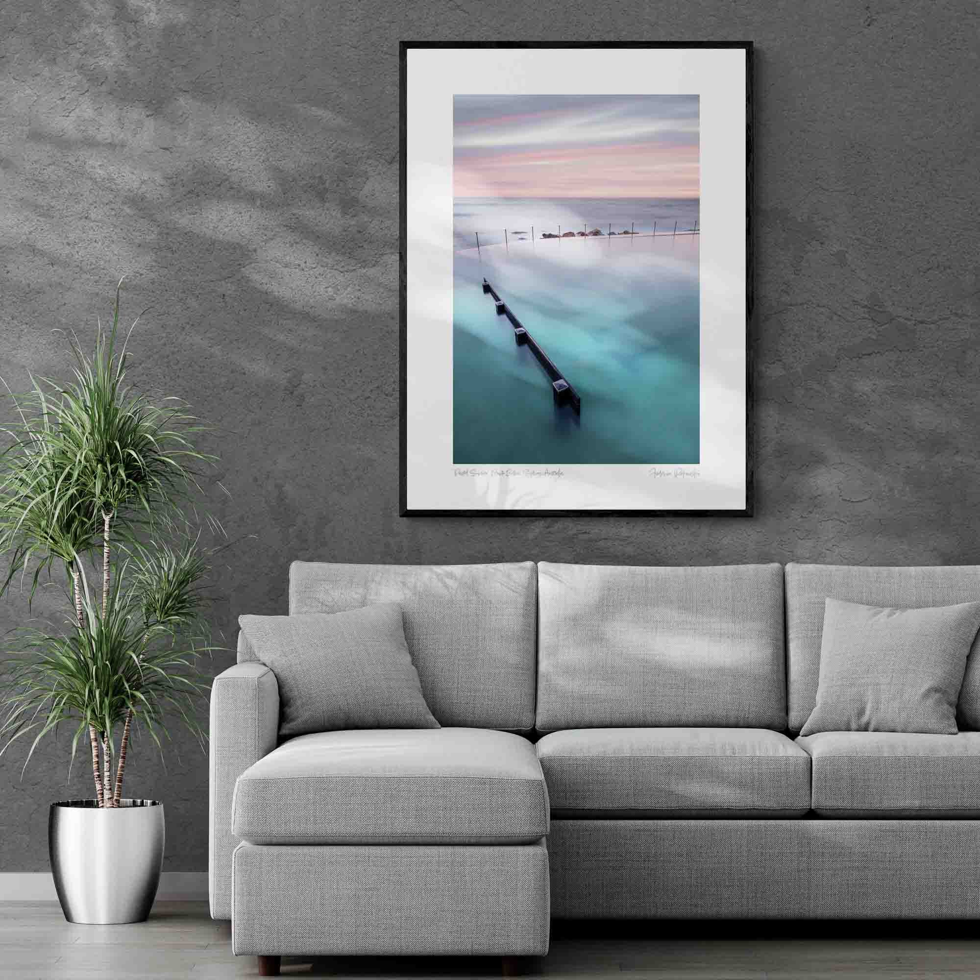 "Pastel Sunrise" Bronte Baths, Sydney, Australia Photo Artworks