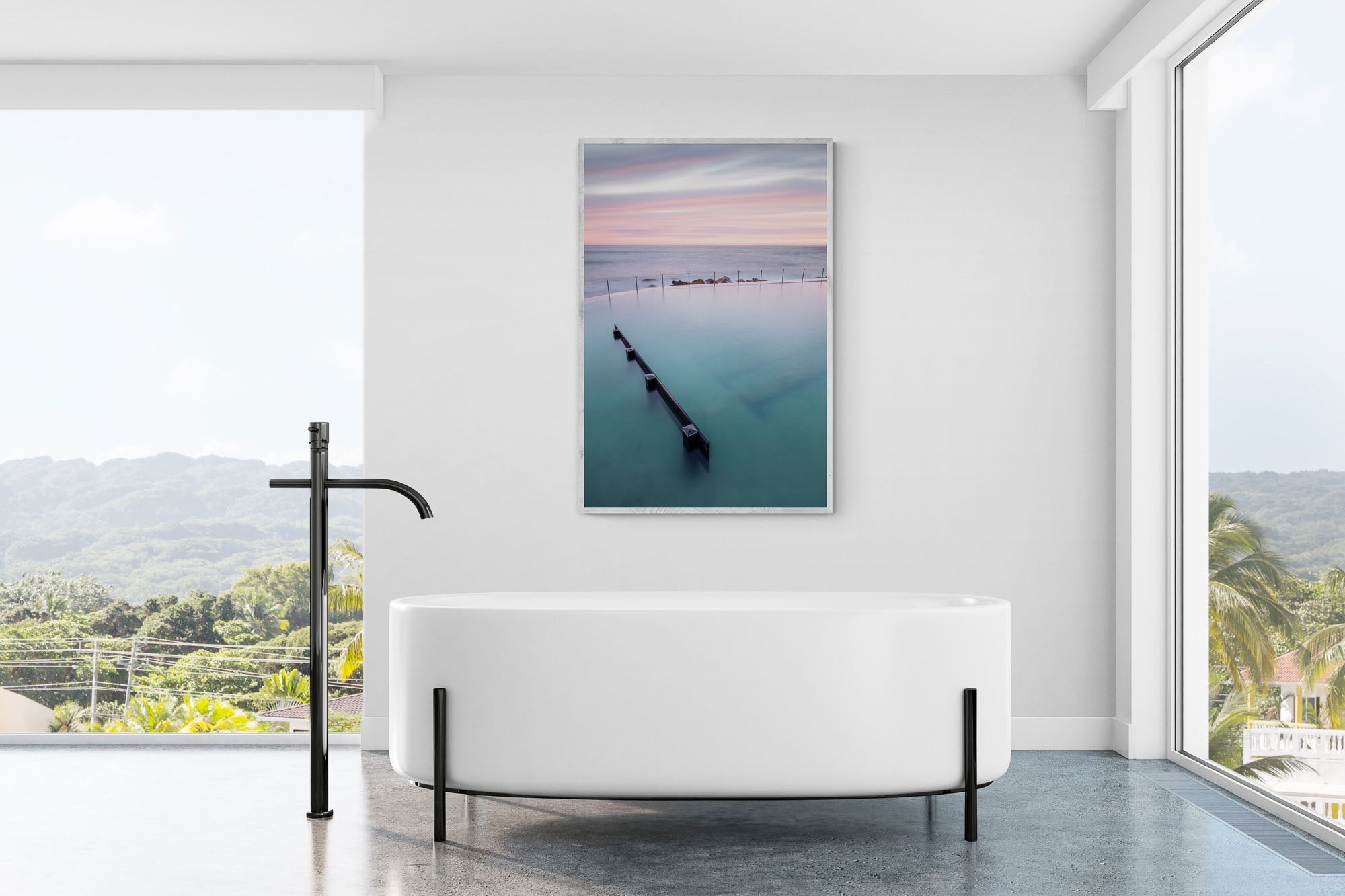 "Pastel Sunrise" Bronte Baths, Sydney, Australia Photo Artworks