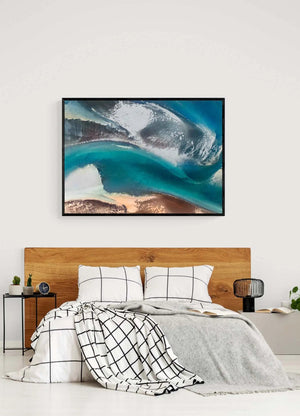 Abstract Iceland from Above, Hofn, Iceland