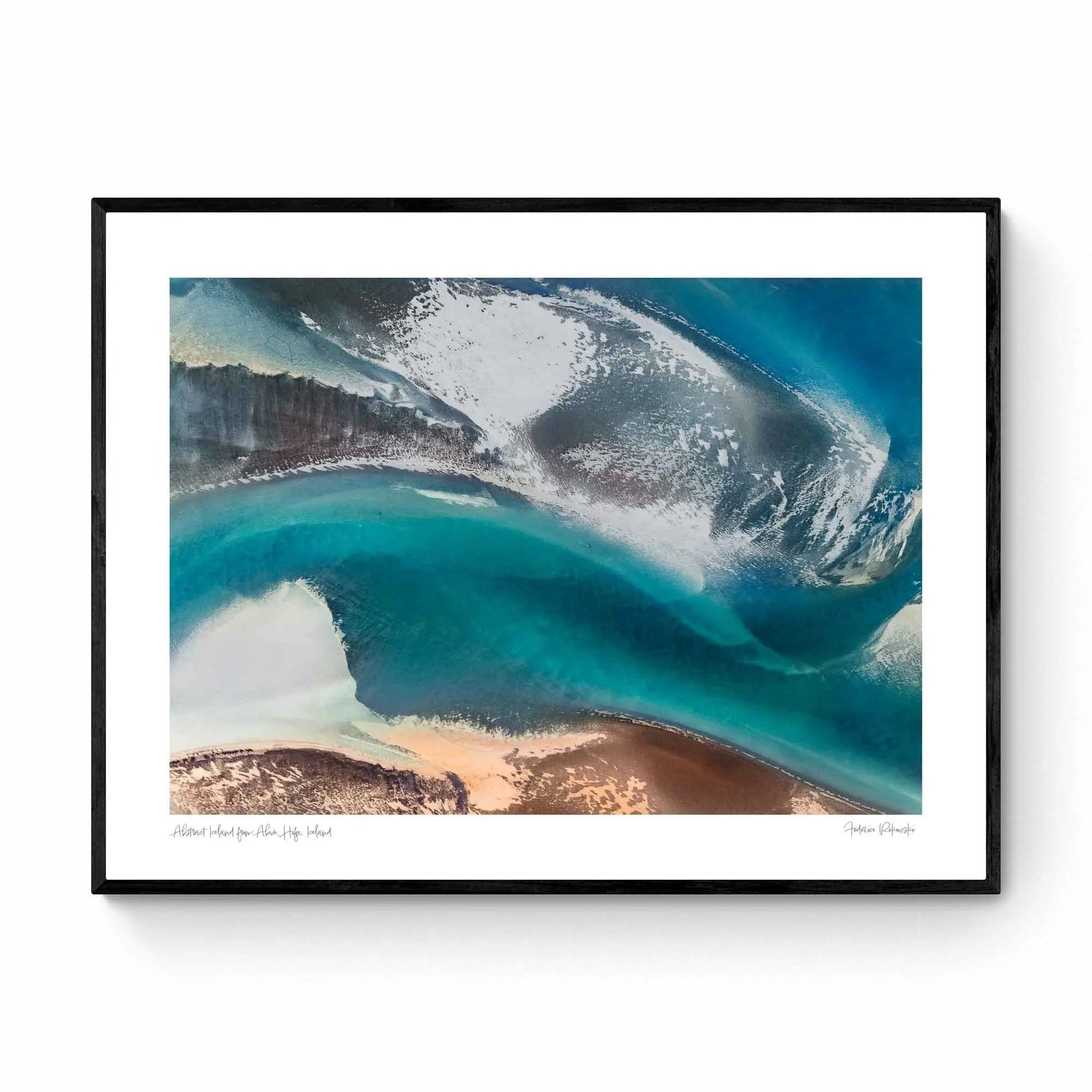 Abstract Iceland from Above, Hofn, Iceland (Int)