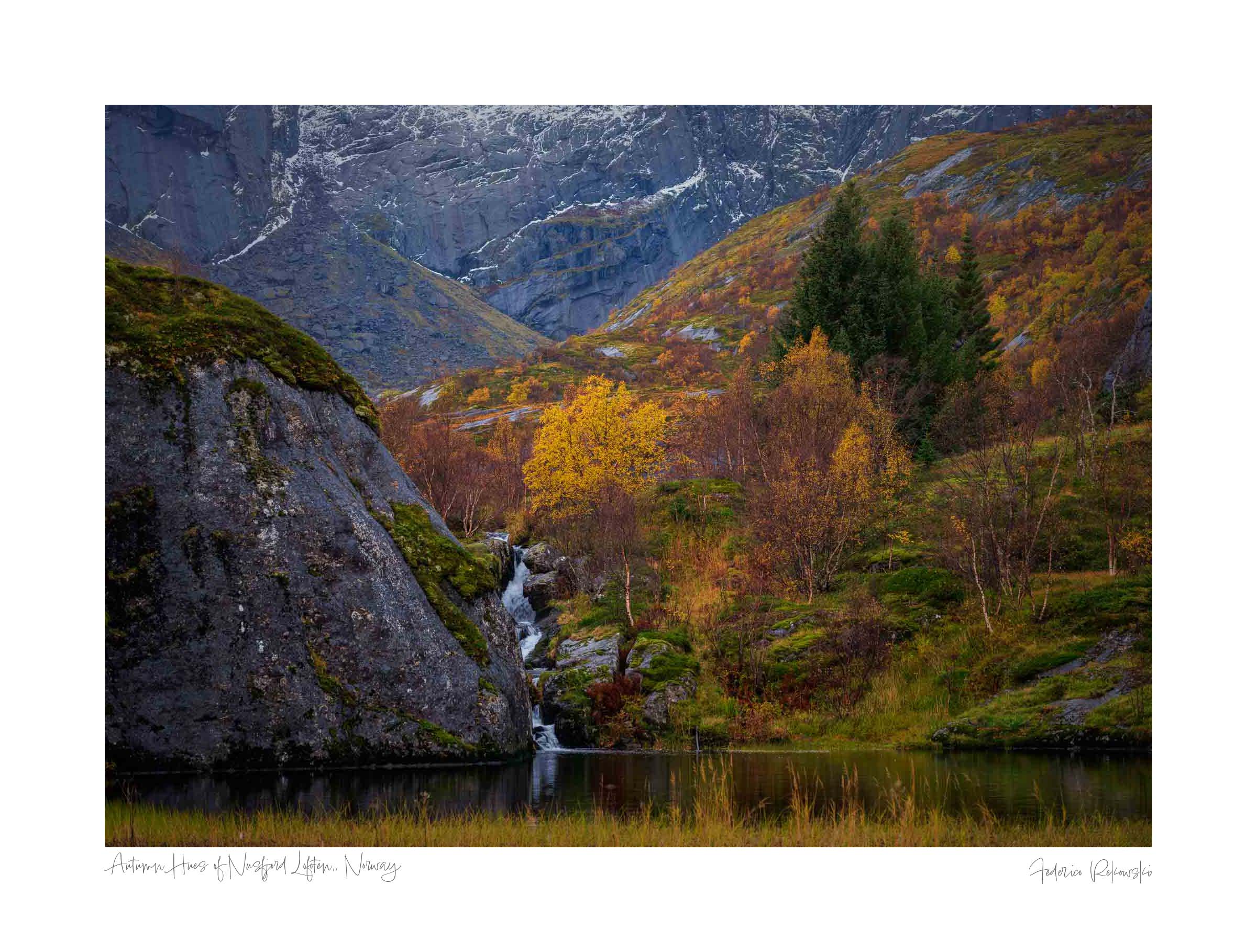 Autumn Hues of Nusfjord Lofoten, Norway (Int)