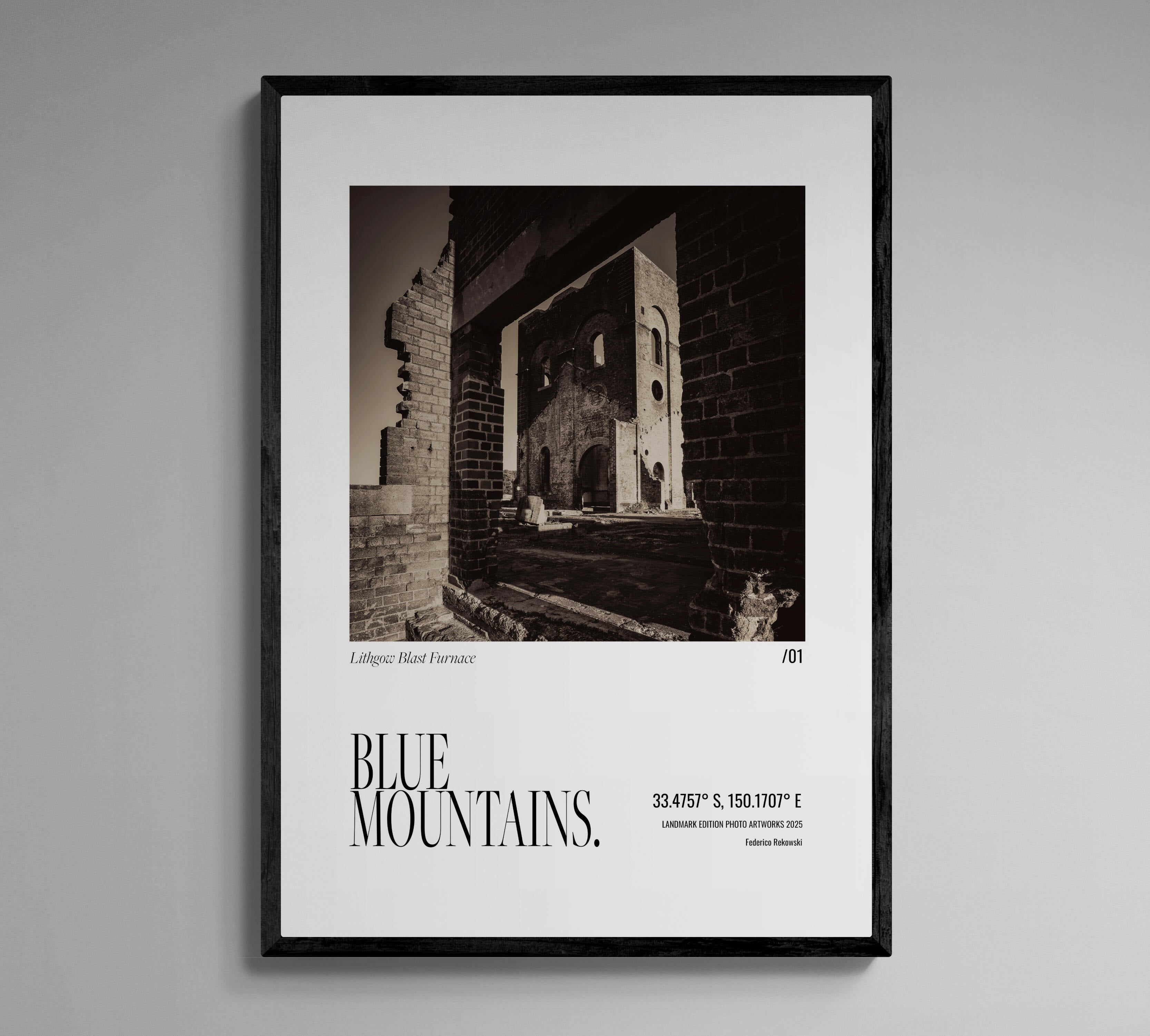 Blue Mountains /01 — Landmark Edition Poster Photo Artworks