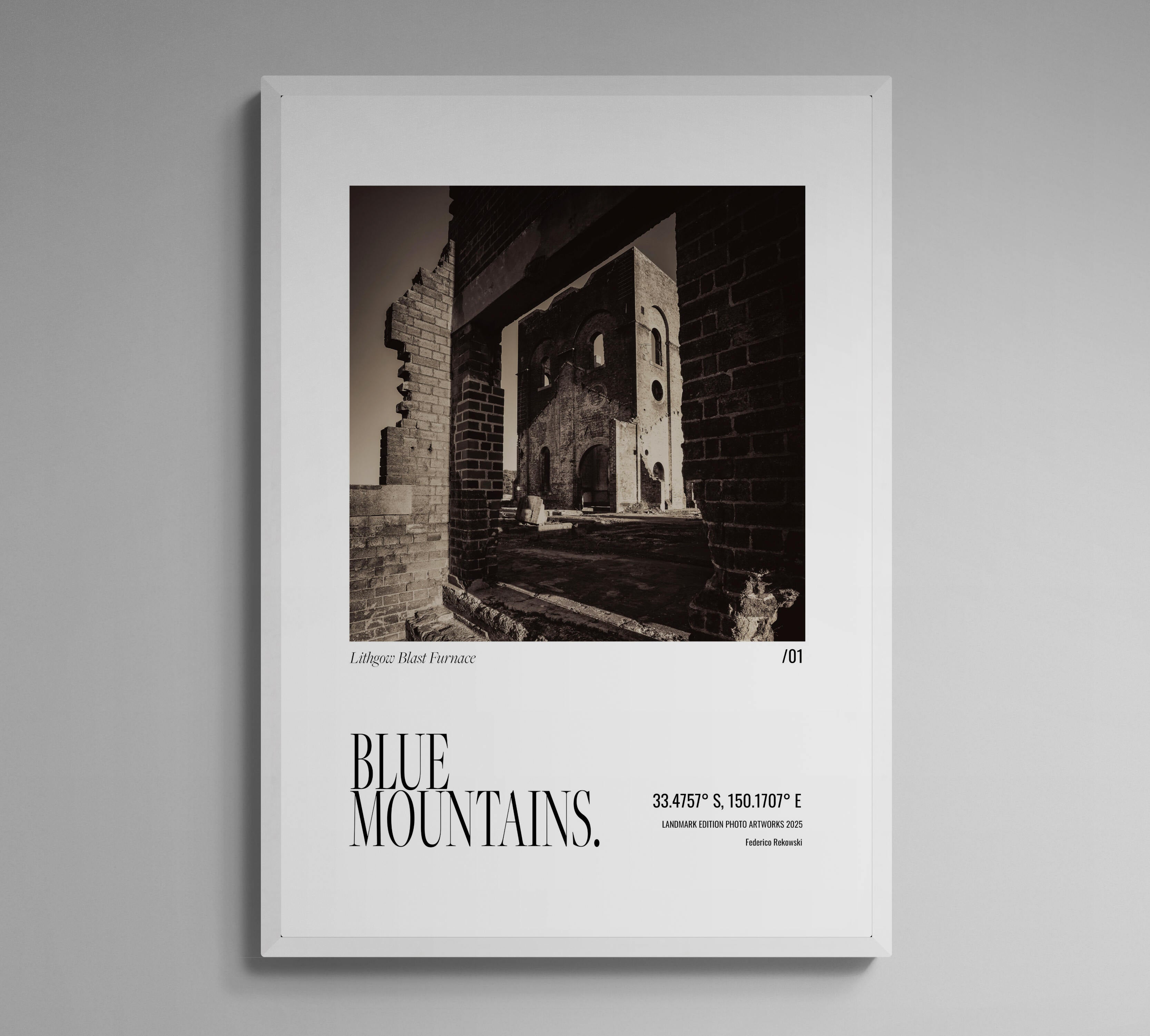 Blue Mountains /01 — Landmark Edition Poster Photo Artworks