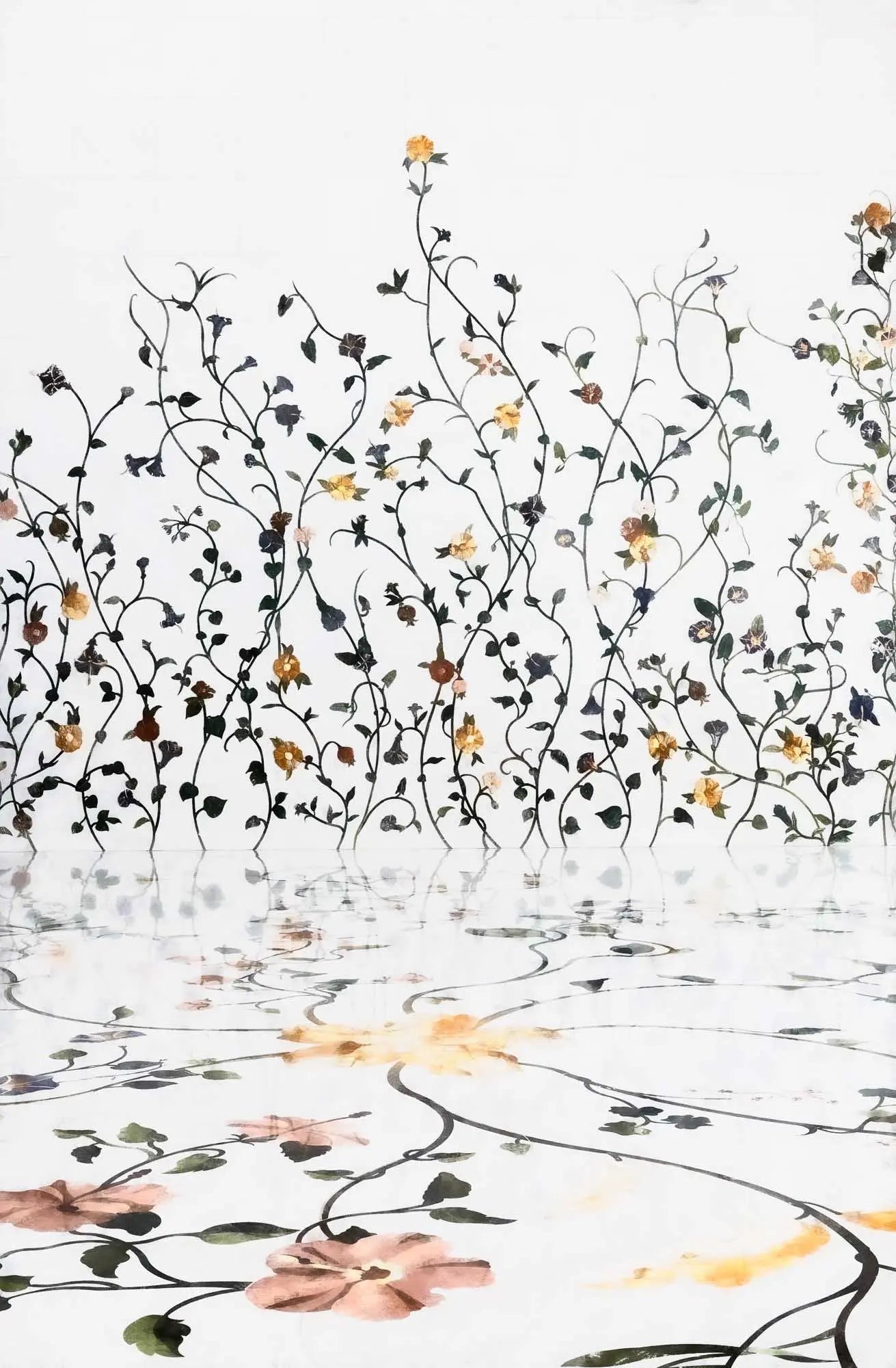 Flowers of the Grand Mosque, Abu Dhabi, UAE