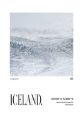 Iceland /03 Fjallsárlón glacier minimalist landmark edition photographic poster
