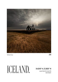 Iceland /04 Búðakirkja black church landmark edition photographic poster
