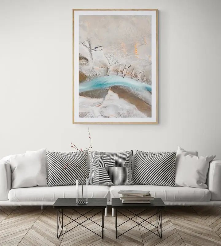 Icelandic Aerial Tapestry, Fjord di Papos, Iceland (Int)