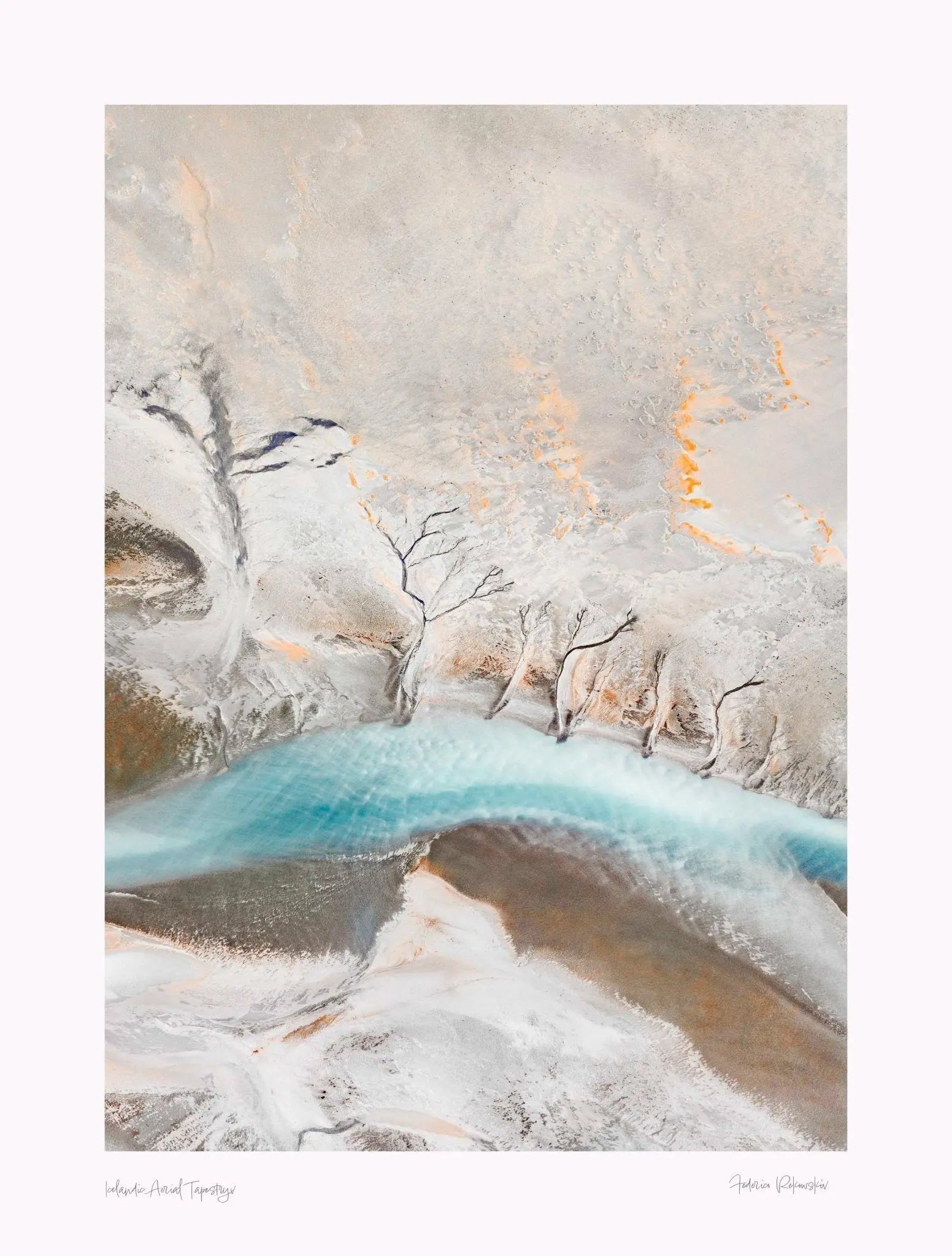 Icelandic Aerial Tapestry, Fjord di Papos, Iceland (Int)