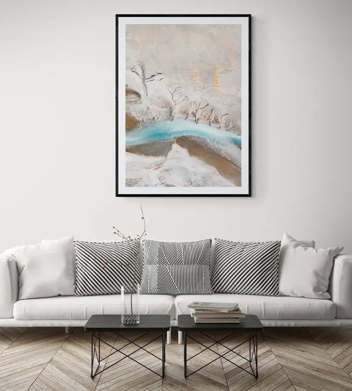 Icelandic Aerial Tapestry, Fjord di Papos, Iceland (Int)