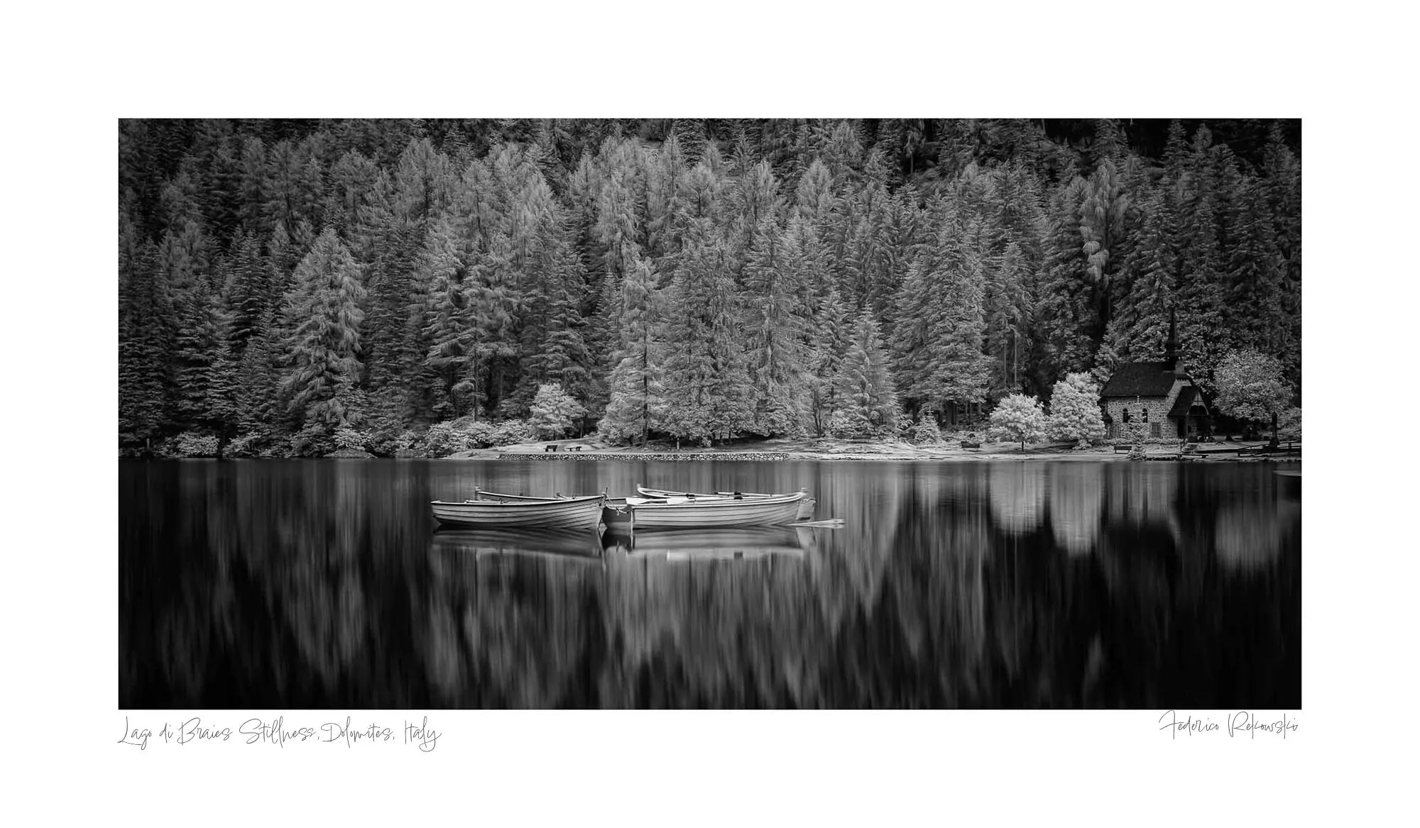 Lago di Braies Stillness, Dolomites, Italy (Int)