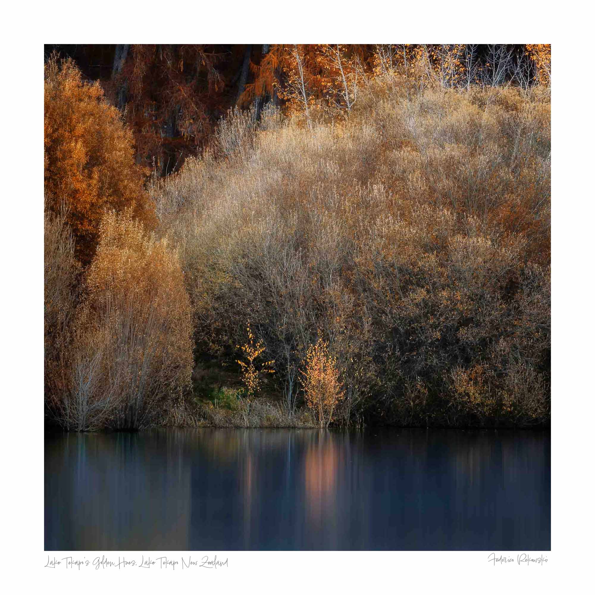Lake Tekapo’s Golden Hues, Lake Tekapo New Zealand (Int)