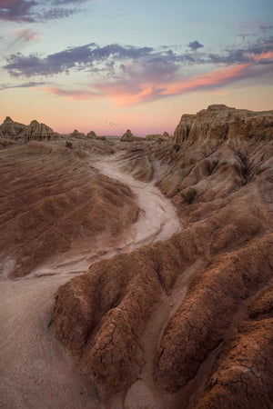 Mungo Path, Mungo National Park, Australia | Wall Art | Framed Canvas