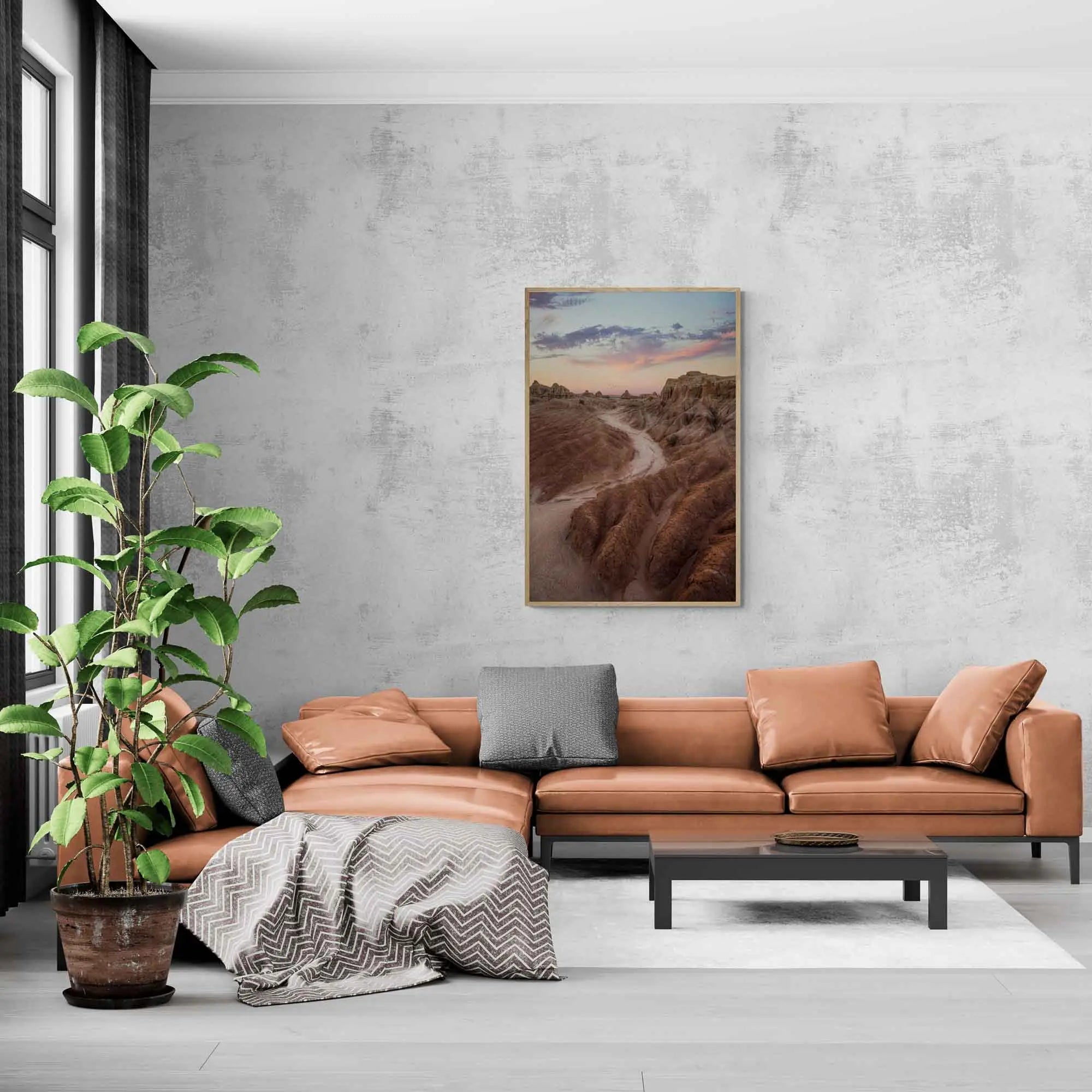 Mungo Path, Mungo National Park, Australia | Wall Art | Framed Canvas
