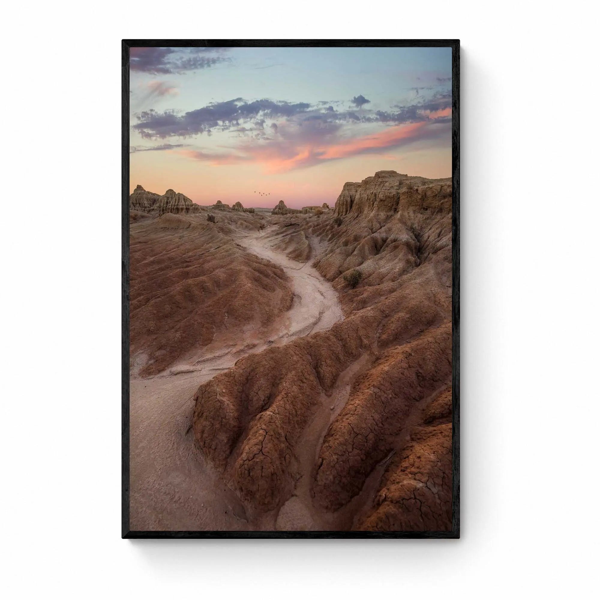 Mungo Path, Mungo National Park, Australia | Wall Art | Framed Canvas