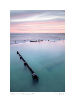 "Pastel Sunrise" Bronte Baths, Sydney, Australia