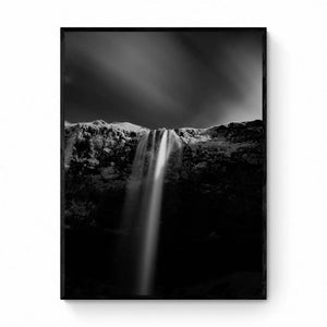 Seljalandsfoss in Shadows, Seljalandsfoss, Iceland