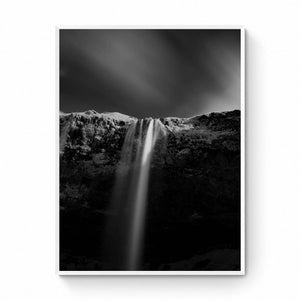 Seljalandsfoss in Shadows, Seljalandsfoss, Iceland
