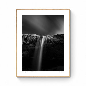 Seljalandsfoss in Shadows, Seljalandsfoss, Iceland