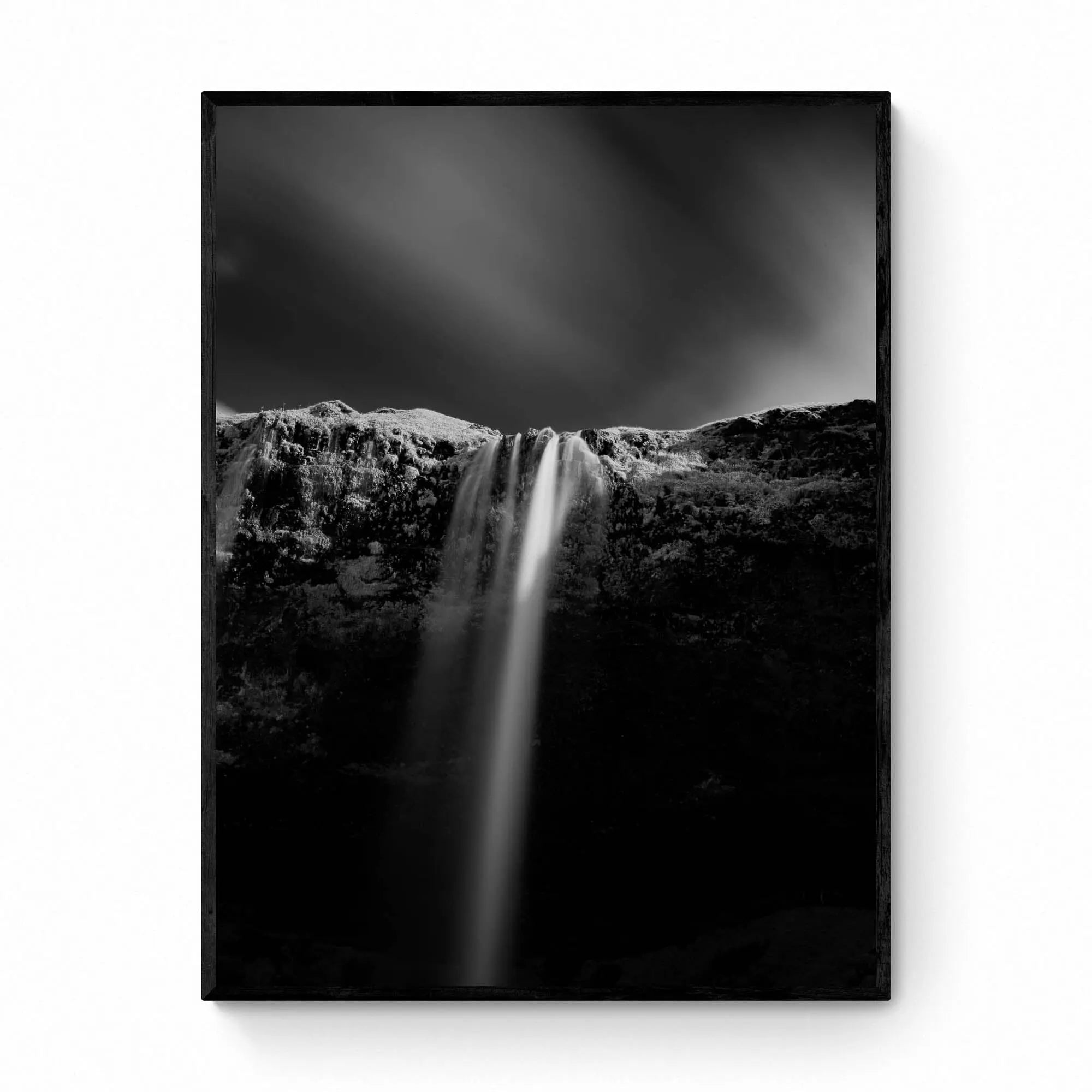 Seljalandsfoss in Shadows, Seljalandsfoss, Iceland (Int)