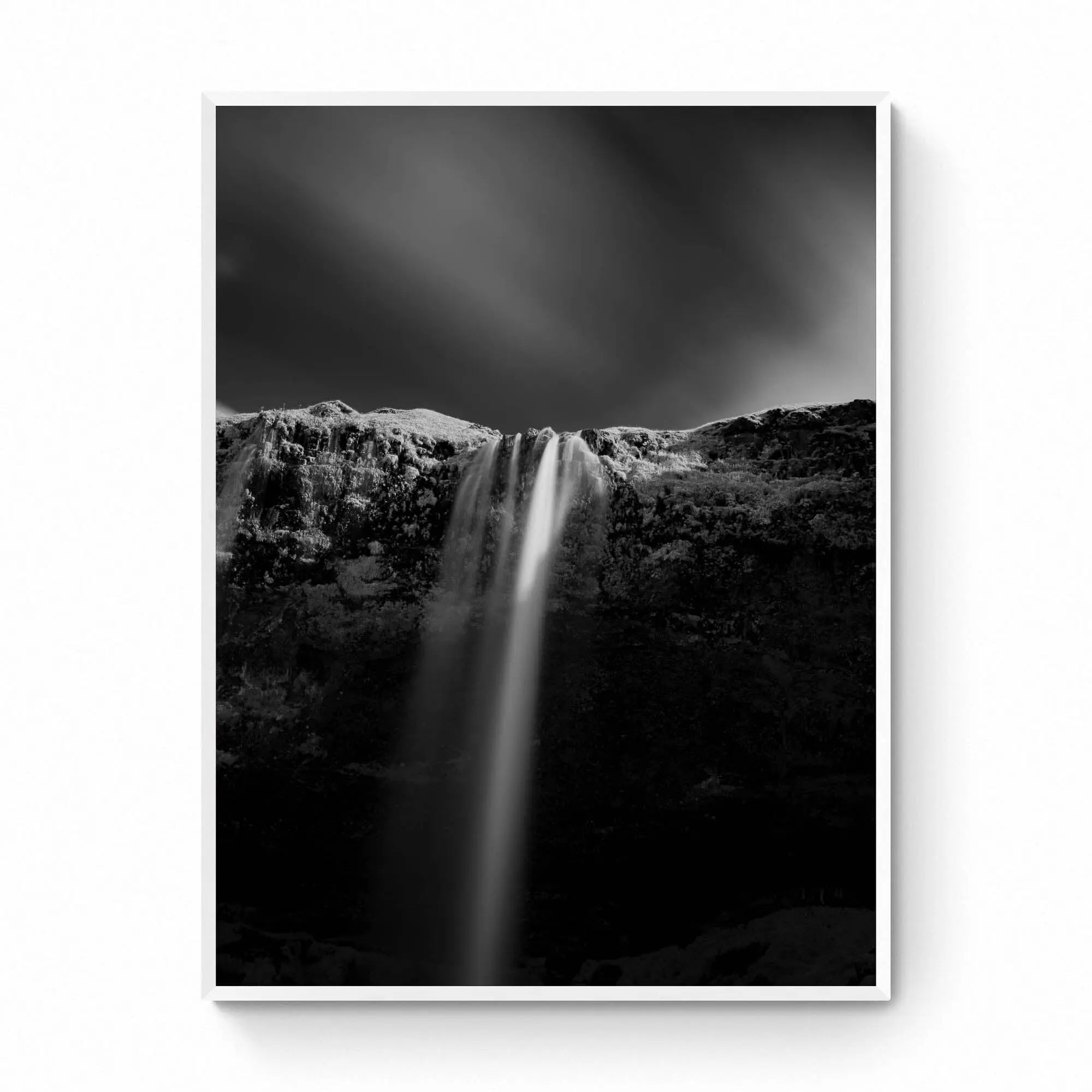 Seljalandsfoss in Shadows, Seljalandsfoss, Iceland (Int)