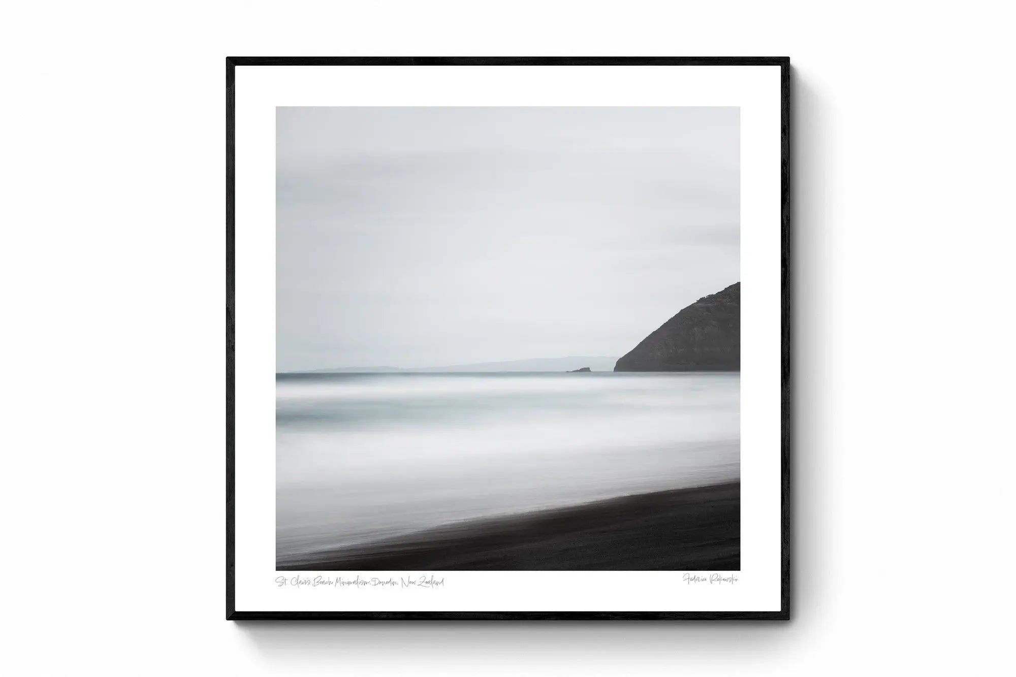 St. Clair's Beach Minimalism, Dunedin, New Zealand