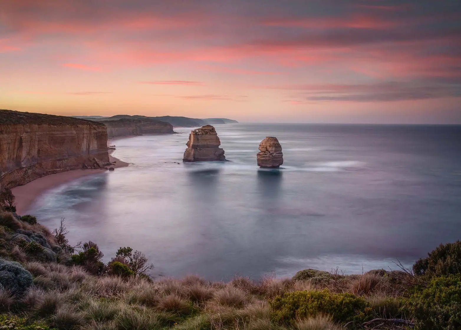 Sunset at The Twelve Apostles, Port Campbell, Australia