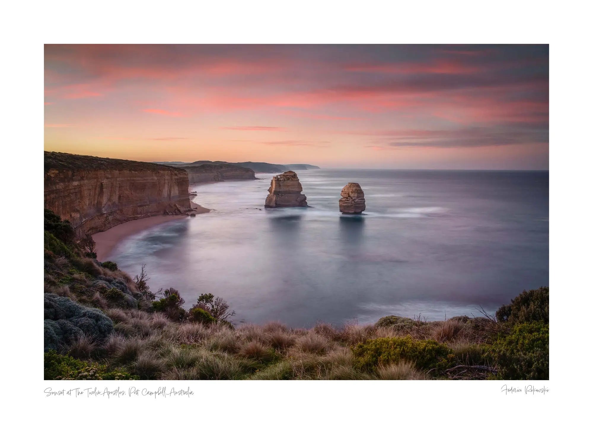 Sunset at The Twelve Apostles, Port Campbell, Australia (Int)