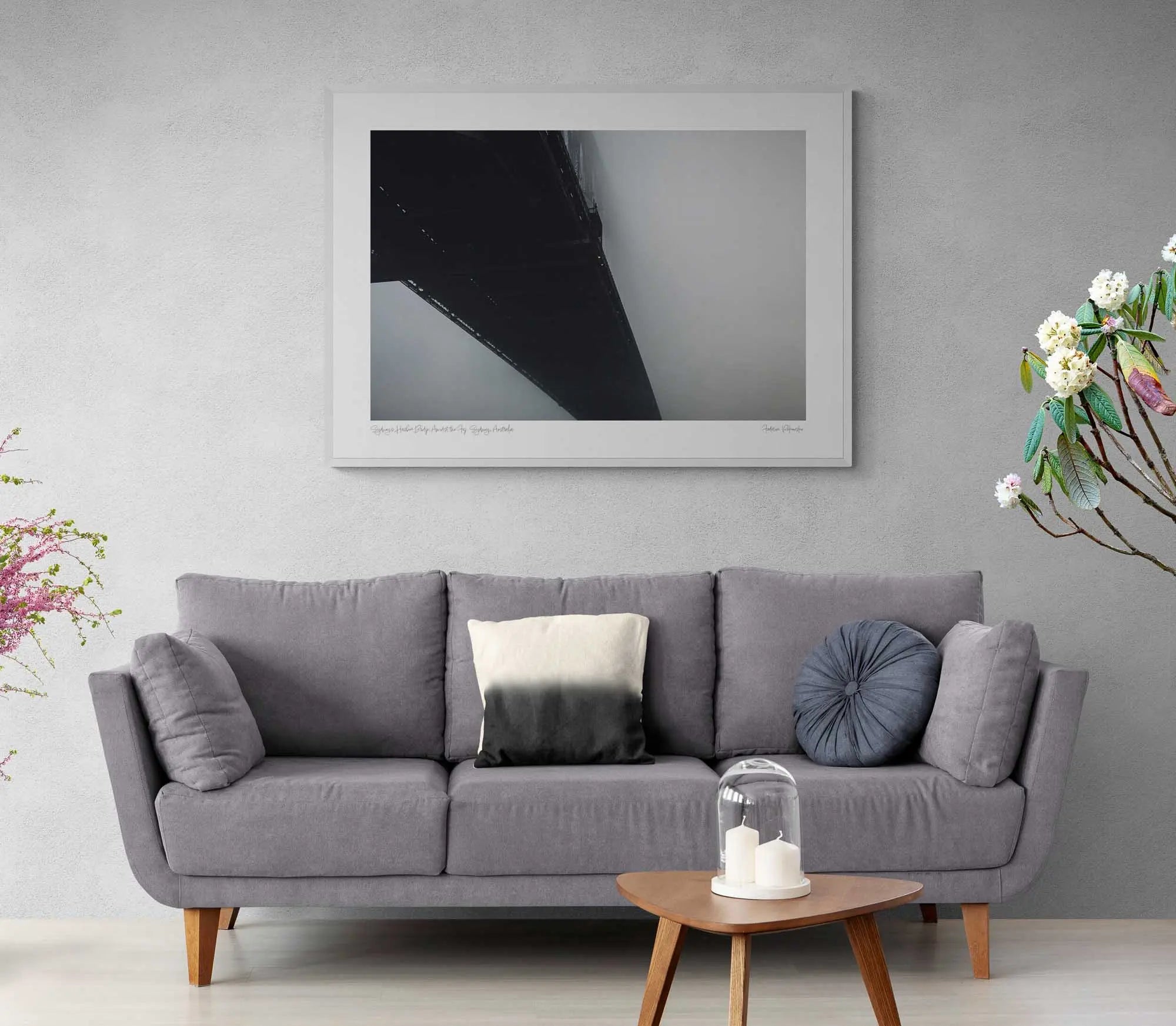 Sydney's Harbour Bridge Amidst the Fog, Sydney, Australia