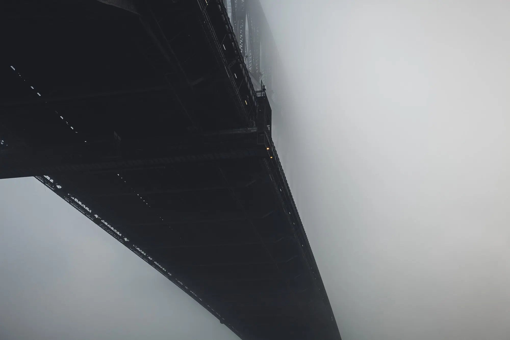 Sydney's Harbour Bridge Amidst the Fog, Sydney, Australia (Int)