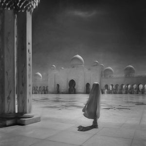 The Girl at the Mosque, Abu Dhabi, UAE