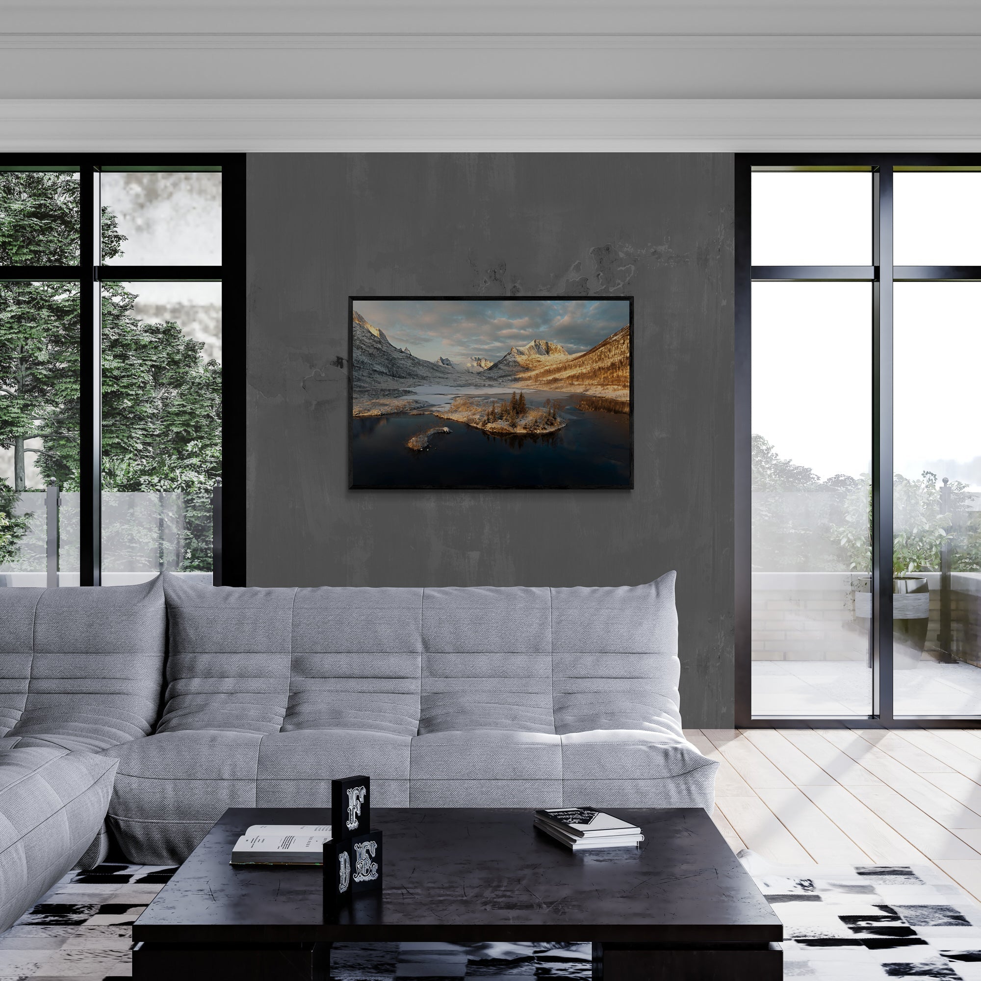 The Island of Holvatnet, Senja, Norway