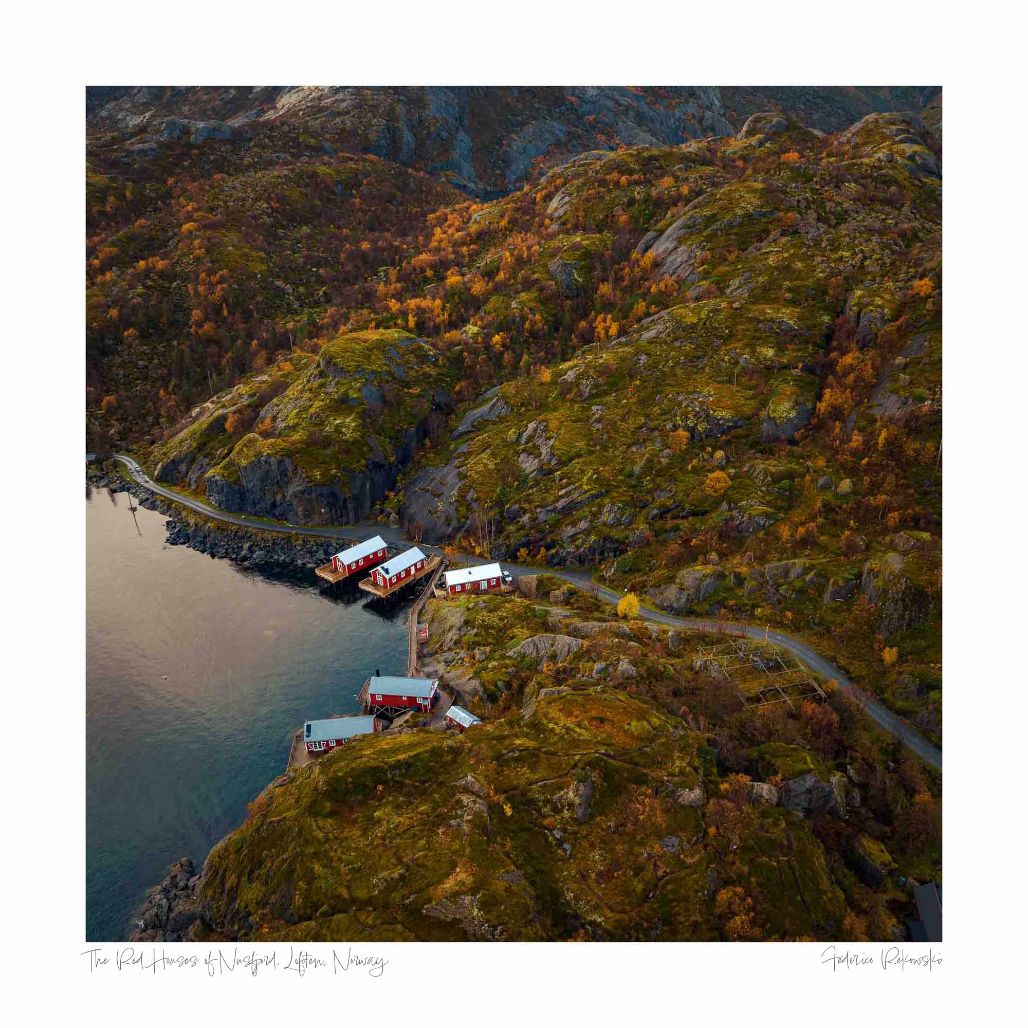 The Red Houses of Nusfjord, Lofoten, Norway