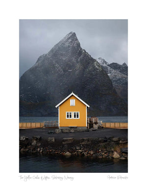 The Yellow Cabin of Lofoten, Sakrisoy, Norway