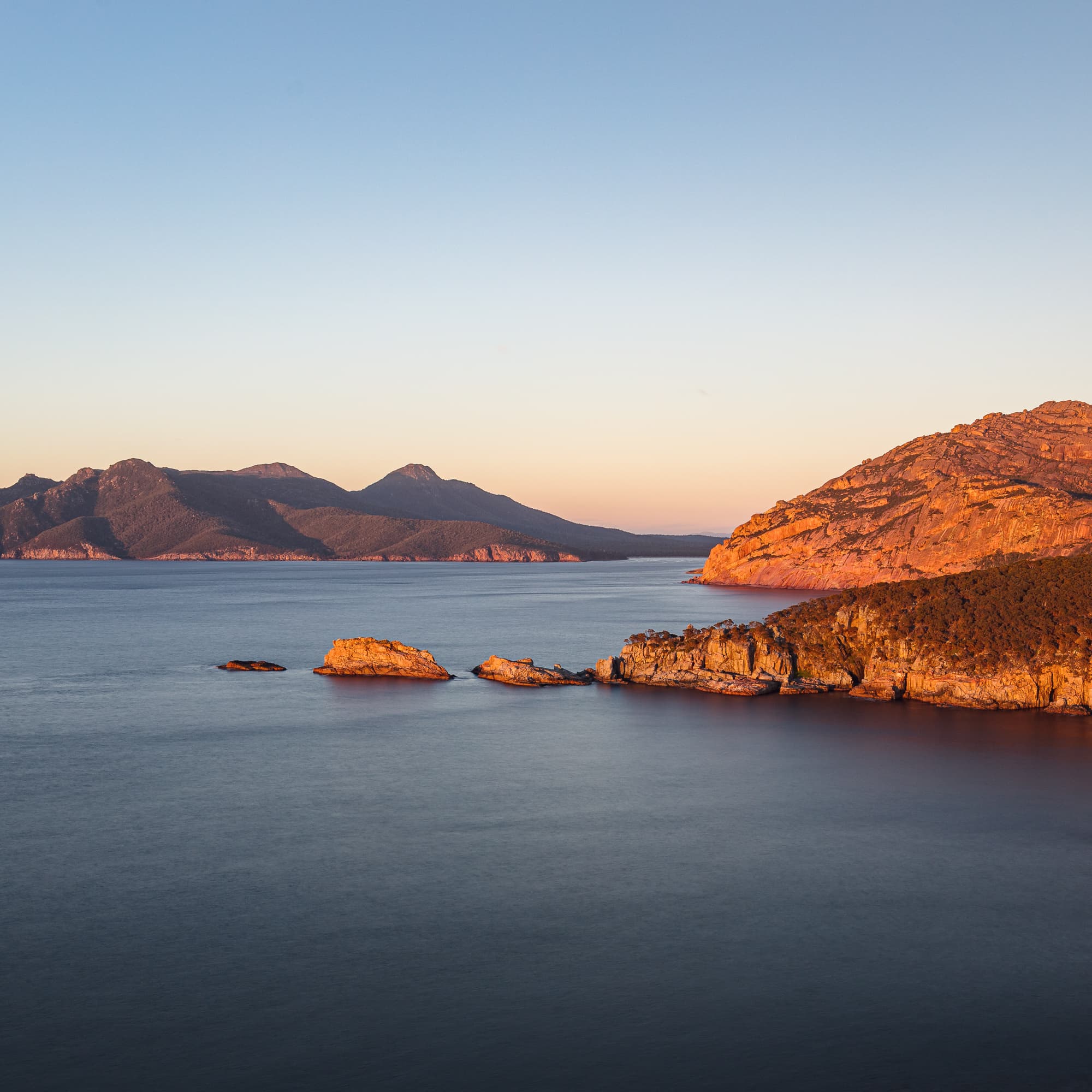 Twilight Serenity at Wineglass Bay, Tasmania, Australia (Int)