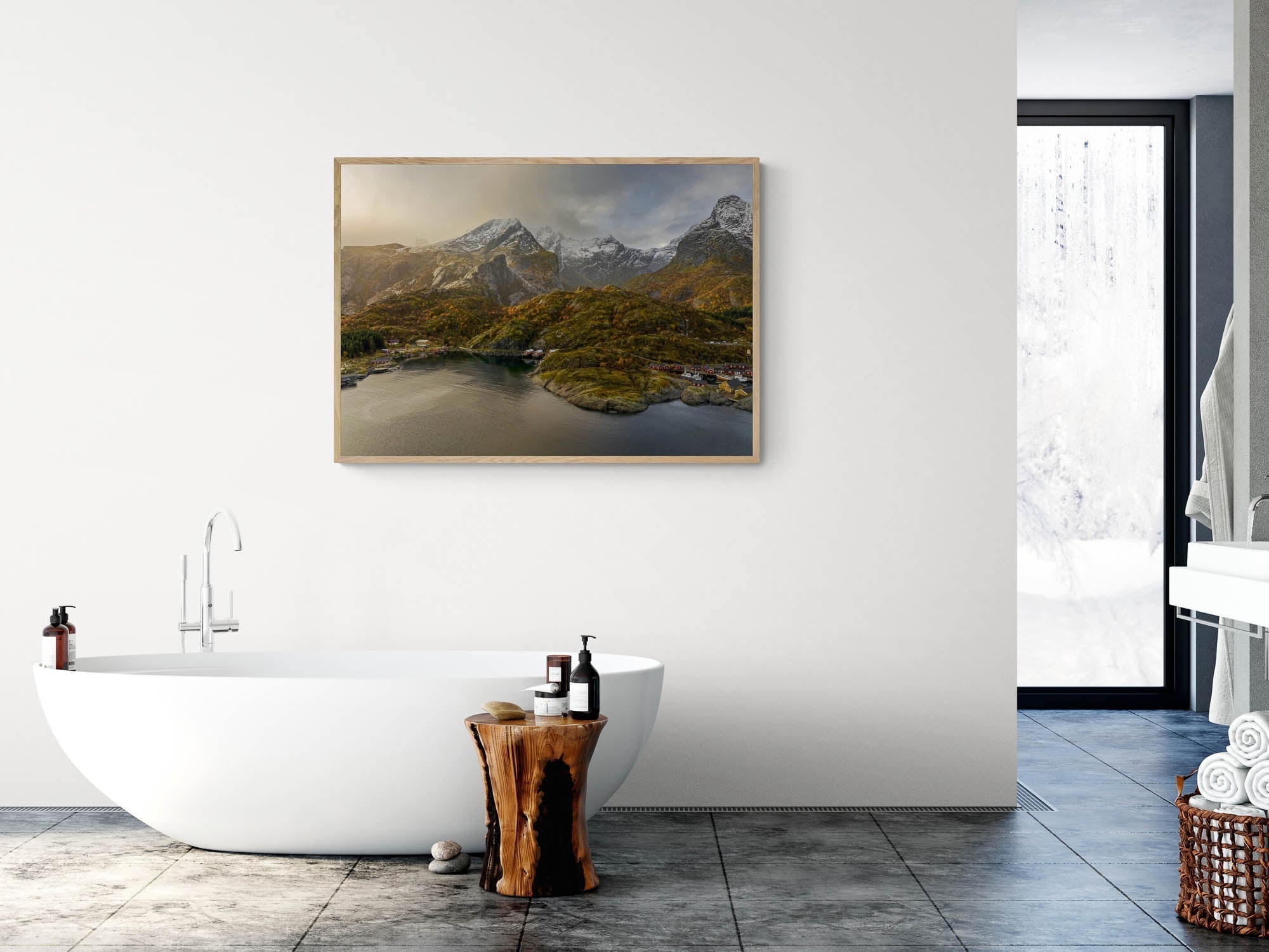 Where the Mountains Kiss the Sea, Nusfjord, Flakstal, Lofoten (Int)