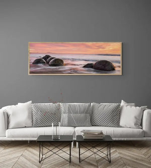 Moeraki Sunrise, Moeraki Beach, New Zealand Photo Artworks